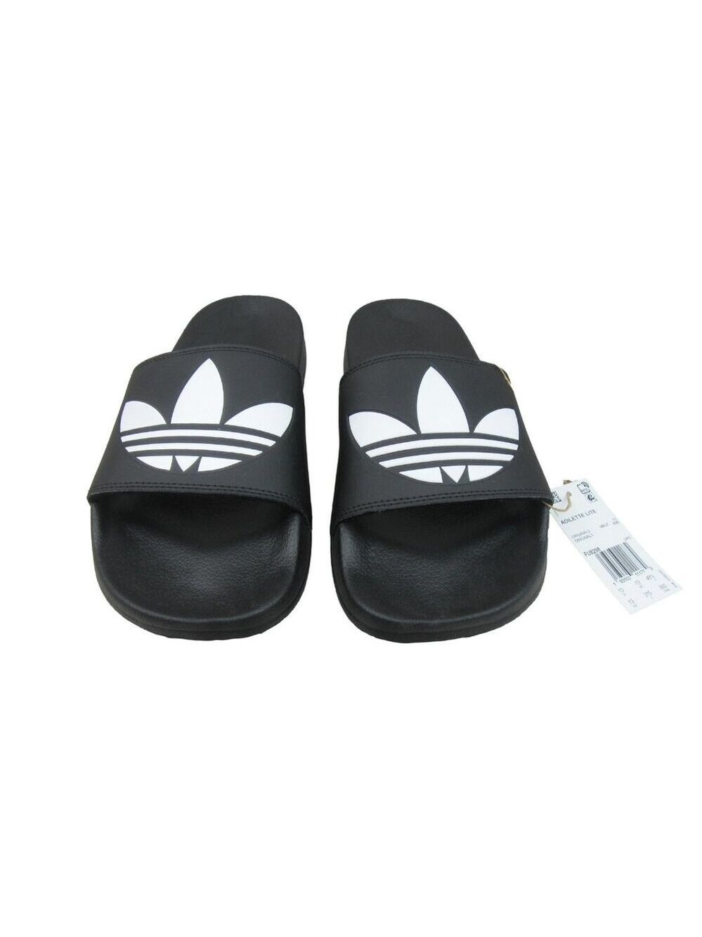 Adidas Originals Adilette Lite Black Sandal Slides Mens Size 13 NEW